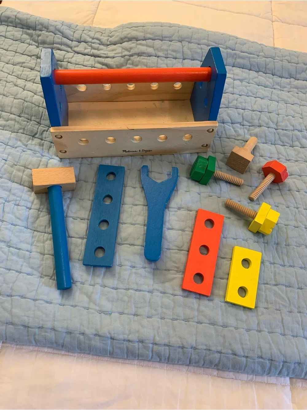 Melissa & Doug Wooden Take-Along Tool Kit